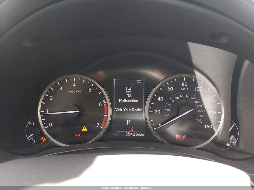 2021 Lexus VIN JTJGARBZ5M5022948 IAAI salvage auction — LEFT FRONT, Salvage Title, sold $9,800 on 2026-07-29 (photo 7)