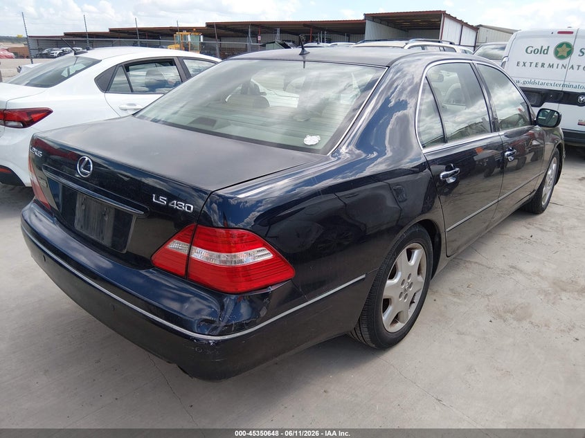 2004 Lexus Ls 430 VIN JTHBN36F040131375 IAAI salvage auction — FRONT END, Original (Texas), sold $725 on 2026-07-28 (photo 4)