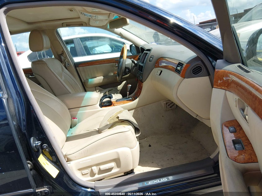 2004 Lexus Ls 430 VIN JTHBN36F040131375 IAAI salvage auction — FRONT END, Original (Texas), sold $725 on 2026-07-28 (photo 5)