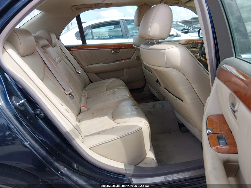 2004 Lexus Ls 430 VIN JTHBN36F040131375 IAAI salvage auction — FRONT END, Original (Texas), sold $725 on 2026-07-28 (photo 8)