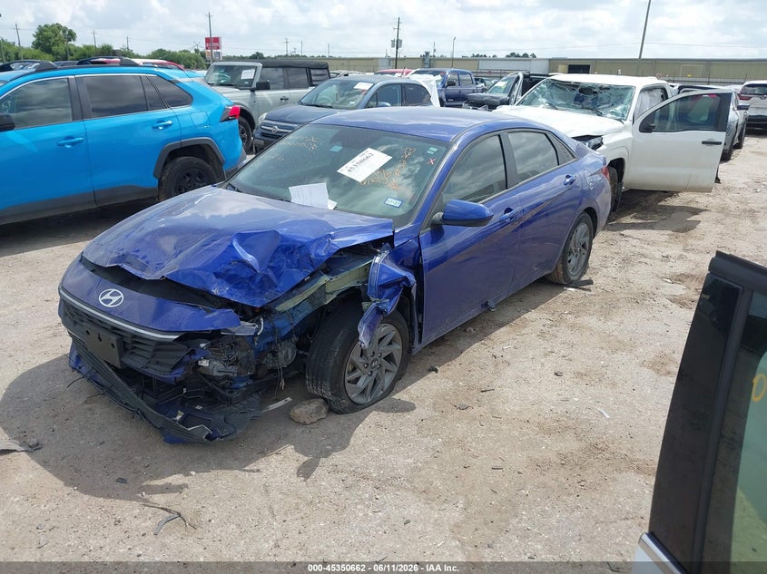 2025 Hyundai Elantra VIN KMHLM4DJ6SU131632 IAAI salvage auction — FRONT END, Salvage Title, sold $4,600 on 2026-07-22 (photo 2)