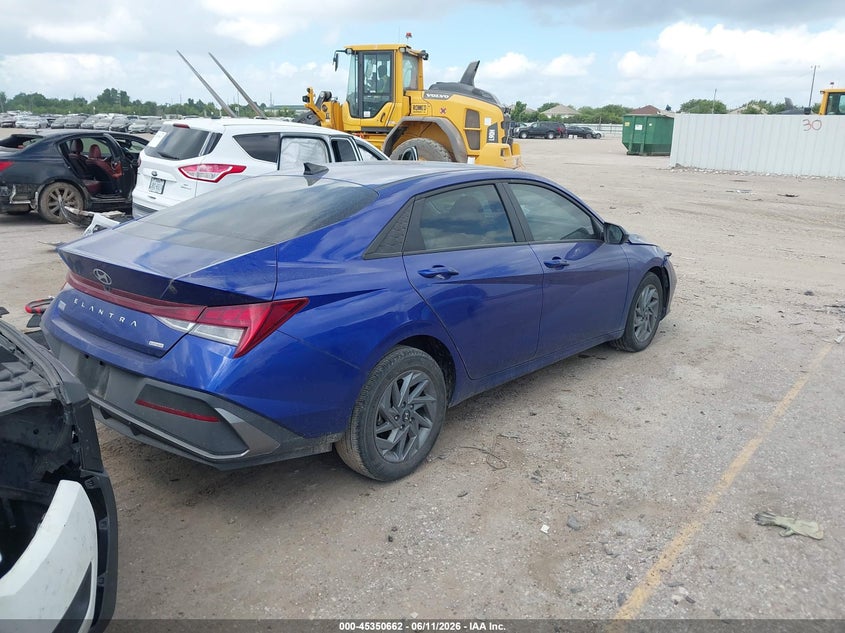 2025 Hyundai Elantra VIN KMHLM4DJ6SU131632 IAAI salvage auction — FRONT END, Salvage Title, sold $4,600 on 2026-07-22 (photo 4)