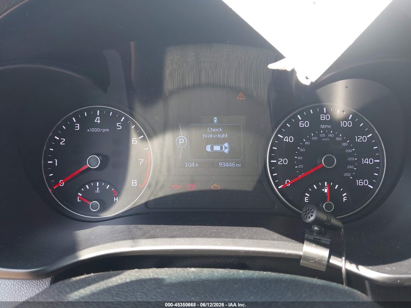 2016 Kia Optima VIN 5XXGT4L36GG078519 IAAI salvage auction — REAR END, Salvage (North Carolina), sold $1,850 on 2026-07-06 (photo 7)