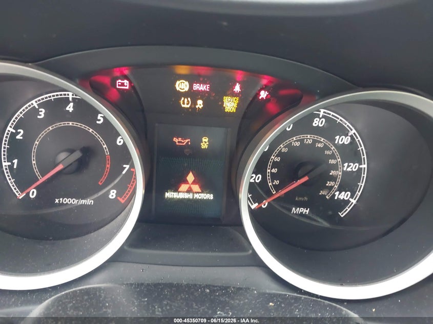 2016 Mitsubishi Lancer VIN JA32U8FW6GU008824 IAAI salvage auction — NORMAL WEAR, Original (Texas), sold $1,400 on 2026-07-20 (photo 7)