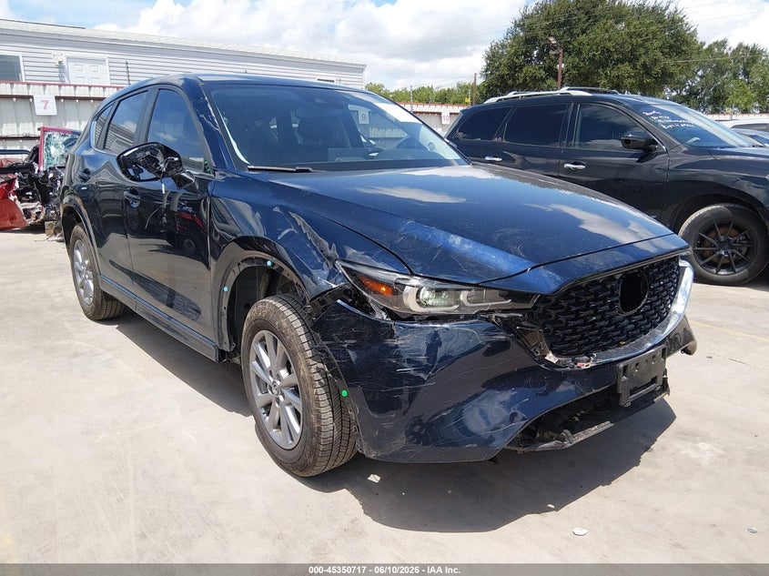 2025 Mazda Cx-5 VIN JM3KFBCL2S0669809 IAAI salvage auction — FRONT END, Original (Texas), sold $9,175 on 2026-07-28 (photo 1)