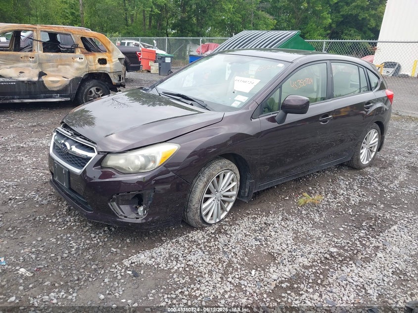 2012 Subaru Impreza VIN JF1GPAF63CH213841 IAAI salvage auction — FRONT END, Mv-907A (New York), sold $25 on 2026-07-28 (photo 2)