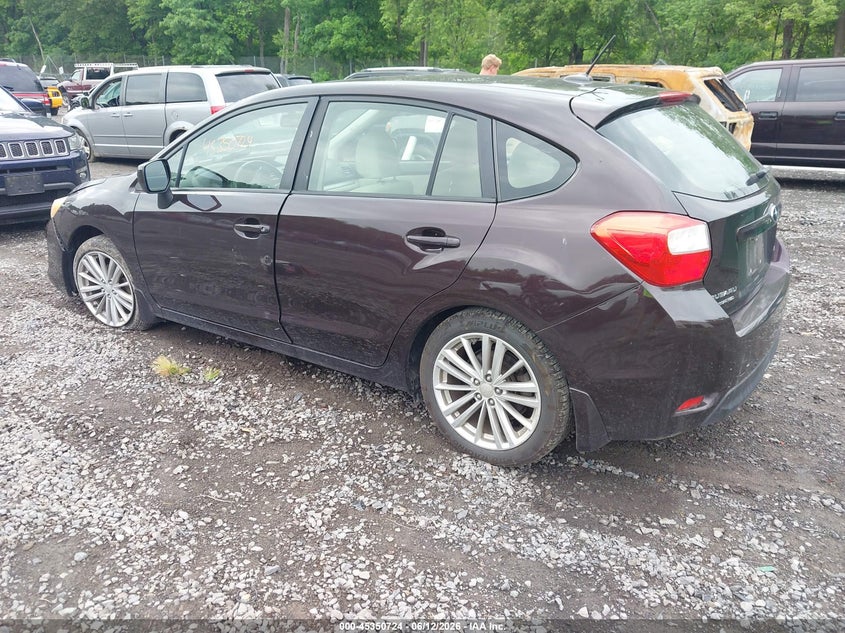 2012 Subaru Impreza VIN JF1GPAF63CH213841 IAAI salvage auction — FRONT END, Mv-907A (New York), sold $25 on 2026-07-28 (photo 3)