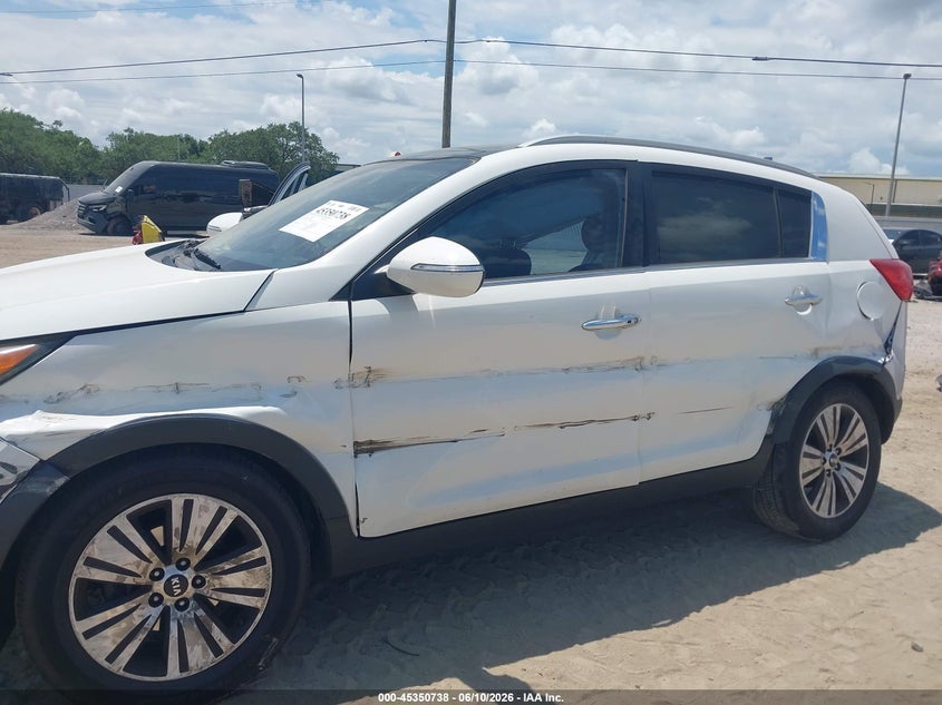 2015 Kia Sportage VIN KNDPC3AC1F7738339 IAAI salvage auction — LEFT SIDE, Rebuildable (Florida), sold $1,775 on 2026-07-14 (photo 6)