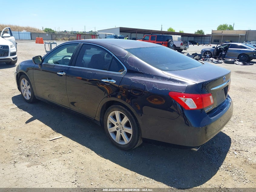 2007 Lexus Es 350 VIN JTHBJ46G372125296 IAAI salvage auction — NORMAL WEAR, App For Dup Clear (California), sold $775 on 2026-07-08 (photo 3)