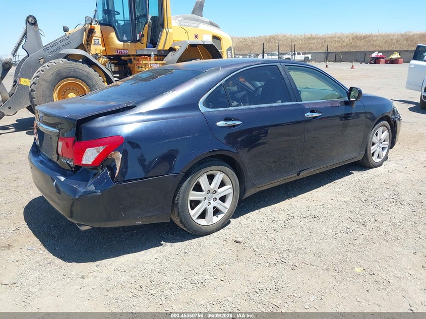2007 Lexus Es 350 VIN JTHBJ46G372125296 IAAI salvage auction — NORMAL WEAR, App For Dup Clear (California), sold $775 on 2026-07-08 (photo 4)