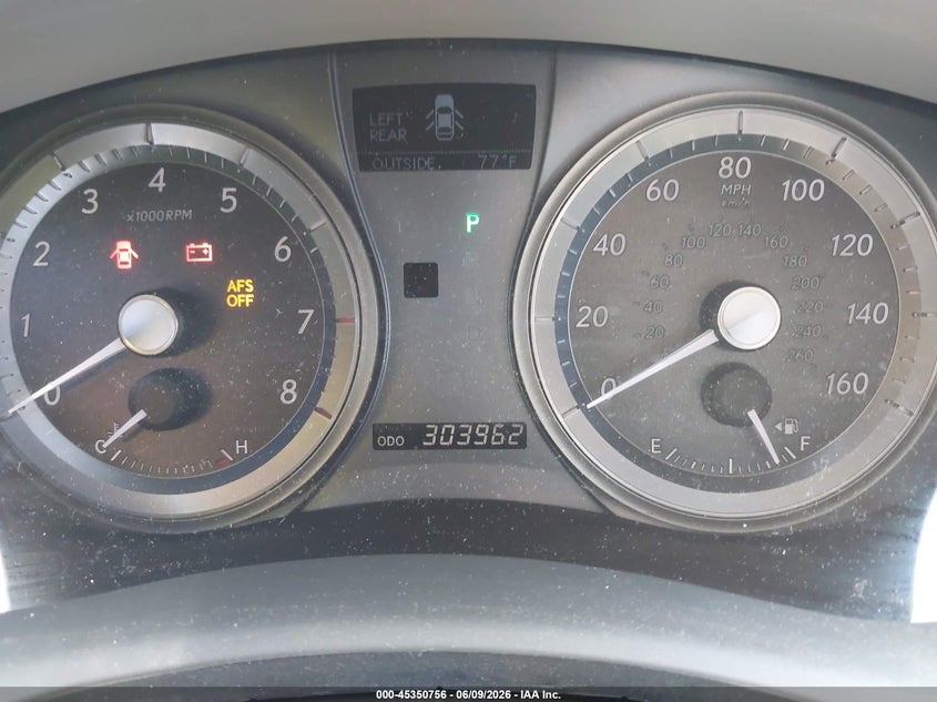 2007 Lexus Es 350 VIN JTHBJ46G372125296 IAAI salvage auction — NORMAL WEAR, App For Dup Clear (California), sold $775 on 2026-07-08 (photo 7)