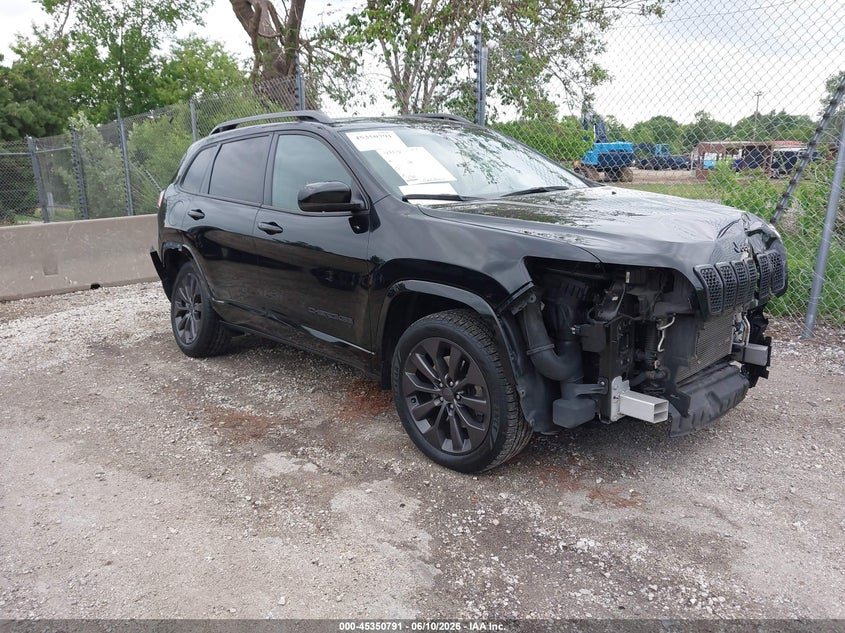2021 Jeep Cherokee VIN 1C4PJMDN5MD160592 IAAI salvage auction — FRONT END, Clear Claim Paid (Wisconsin), sold $4,250 on 2026-07-10 (photo 1)
