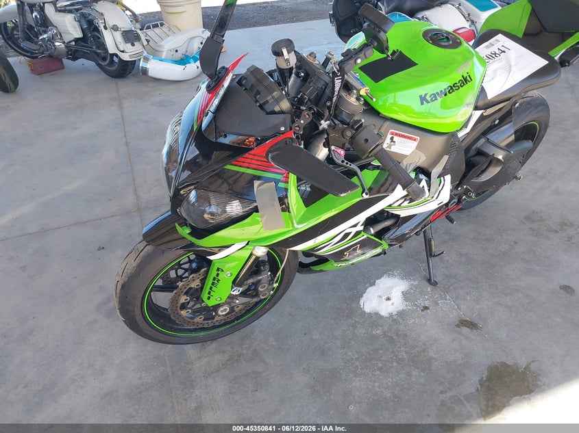 2008 Kawasaki Zx VIN JKAZXCE128A001172 IAAI salvage auction — LEFT SIDE, Bill Of Sale (Washington), sold $2,100 on 2026-07-08 (photo 2)