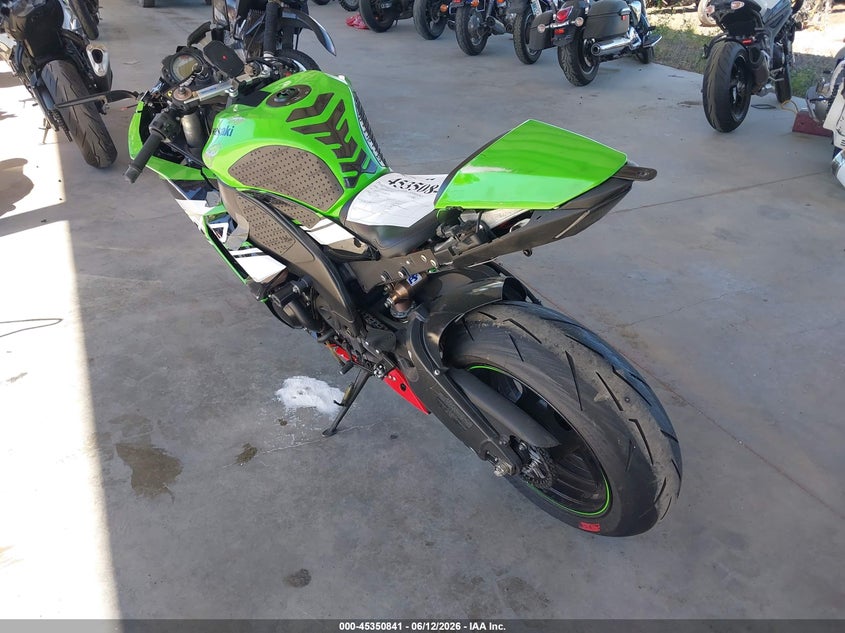 2008 Kawasaki Zx VIN JKAZXCE128A001172 IAAI salvage auction — LEFT SIDE, Bill Of Sale (Washington), sold $2,100 on 2026-07-08 (photo 3)