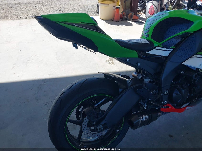 2008 Kawasaki Zx VIN JKAZXCE128A001172 IAAI salvage auction — LEFT SIDE, Bill Of Sale (Washington), sold $2,100 on 2026-07-08 (photo 4)