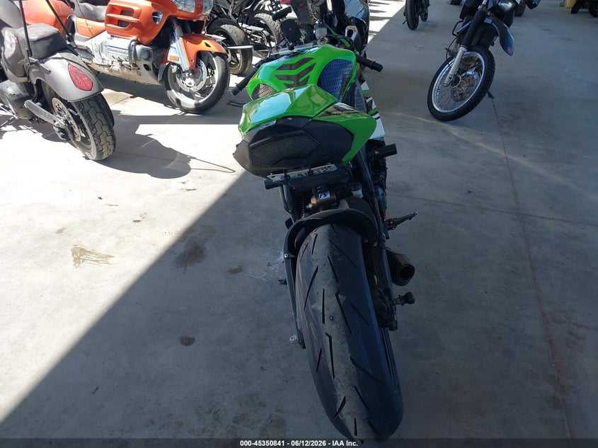 2008 Kawasaki Zx VIN JKAZXCE128A001172 IAAI salvage auction — LEFT SIDE, Bill Of Sale (Washington), sold $2,100 on 2026-07-08 (photo 6)