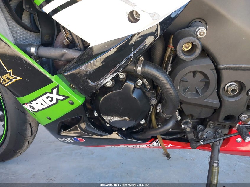 2008 Kawasaki Zx VIN JKAZXCE128A001172 IAAI salvage auction — LEFT SIDE, Bill Of Sale (Washington), sold $2,100 on 2026-07-08 (photo 9)
