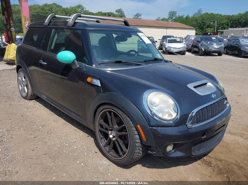 2009 Mini Cooper VIN WMWMM33559TP72517 IAAI salvage auction — REAR END, Mv-907A (New York), sold $425 on 2026-08-04 (photo 1)