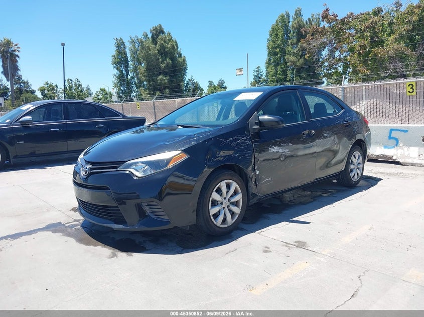 2016 Toyota Corolla VIN 5YFBURHE5GP475659 IAAI salvage auction — NORMAL WEAR, Salvage Title, sold $1,975 on 2026-07-06 (photo 2)