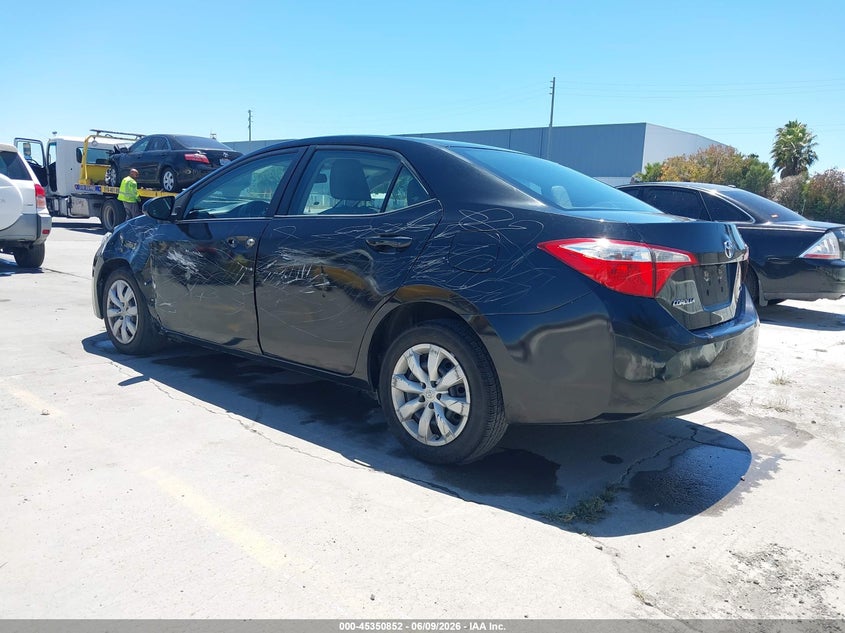 2016 Toyota Corolla VIN 5YFBURHE5GP475659 IAAI salvage auction — NORMAL WEAR, Salvage Title, sold $1,975 on 2026-07-06 (photo 3)