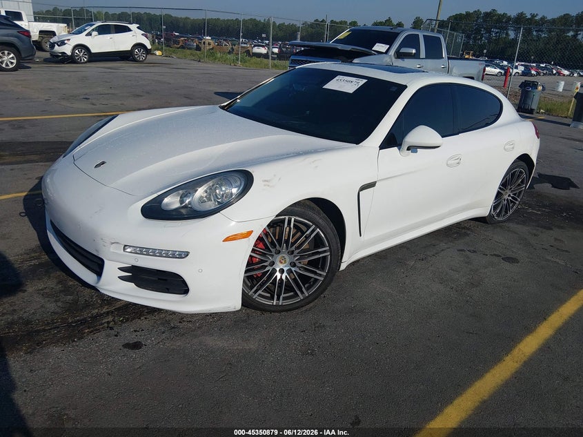 2015 Porsche Panamera VIN WP0AB2A7XFL050675 IAAI salvage auction — LEFT REAR, Salvage (South Carolina), sold $6,450 on 2026-07-29 (photo 2)