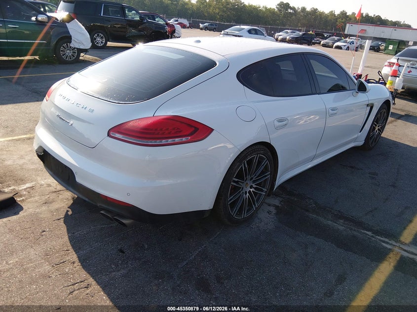 2015 Porsche Panamera VIN WP0AB2A7XFL050675 IAAI salvage auction — LEFT REAR, Salvage (South Carolina), sold $6,450 on 2026-07-29 (photo 4)