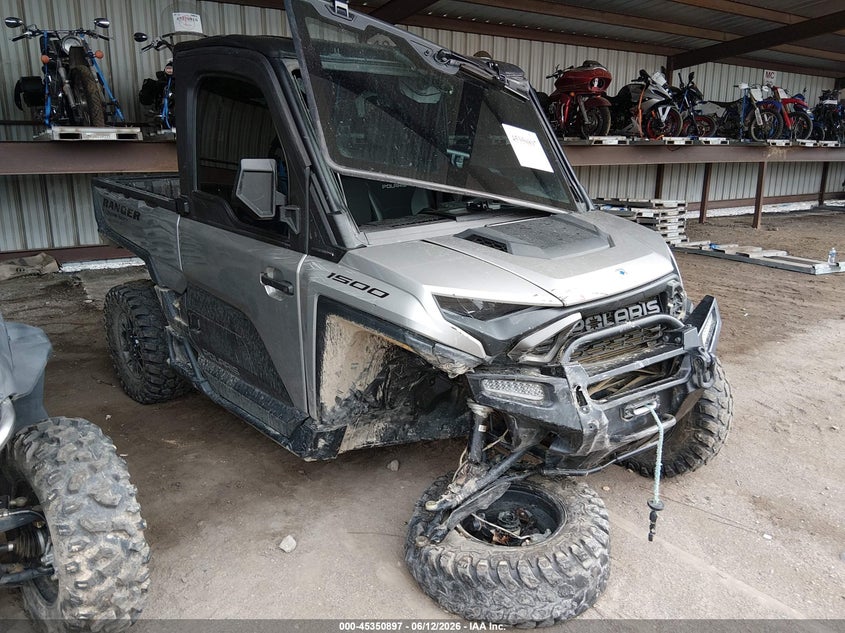 2024 Polaris Ranger VIN 3NSXAW1R7RM127803 IAAI salvage auction — RIGHT FRONT, Salvage (Ohio), sold $15,350 on 2026-07-15 (photo 1)