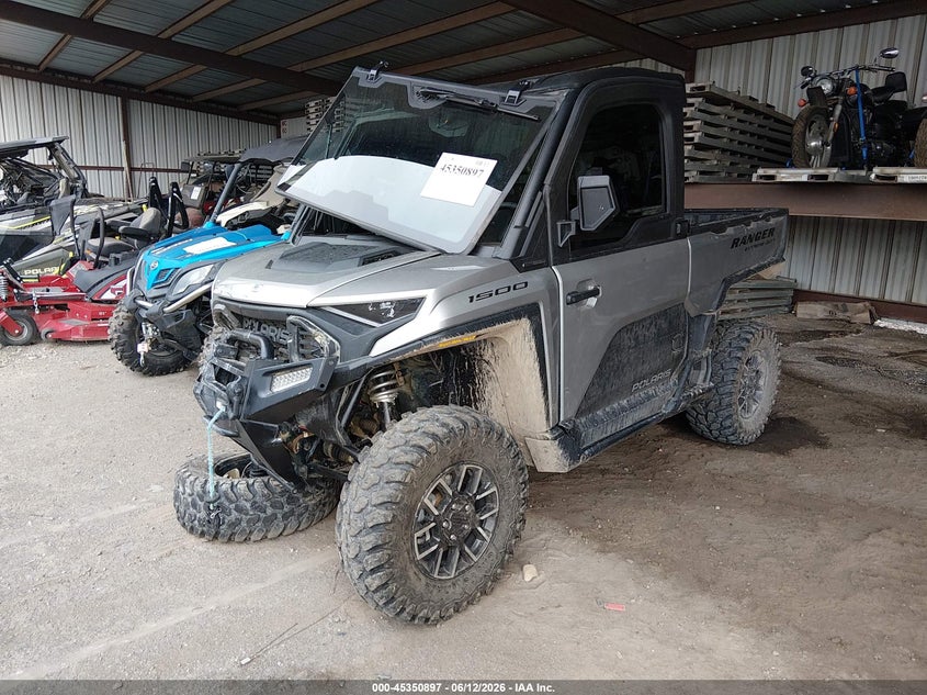 2024 Polaris Ranger VIN 3NSXAW1R7RM127803 IAAI salvage auction — RIGHT FRONT, Salvage (Ohio), sold $15,350 on 2026-07-15 (photo 2)