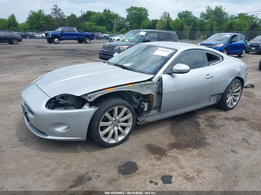 2007 Jaguar Xk series VIN SAJDA43B375B00193 IAAI salvage auction — LEFT FRONT, Salvage (Virginia), sold $675 on 2026-07-21 (photo 2)