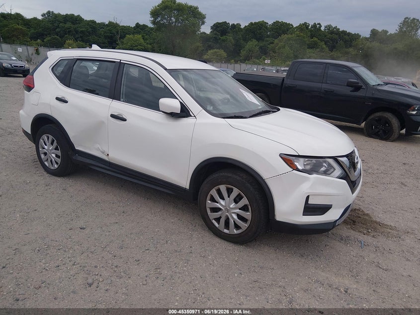 2017 Nissan Rogue VIN JN8AT2MV8HW007935 IAAI salvage auction — FRONT END, Salvage Title, sold $350 on 2026-07-28 (photo 1)