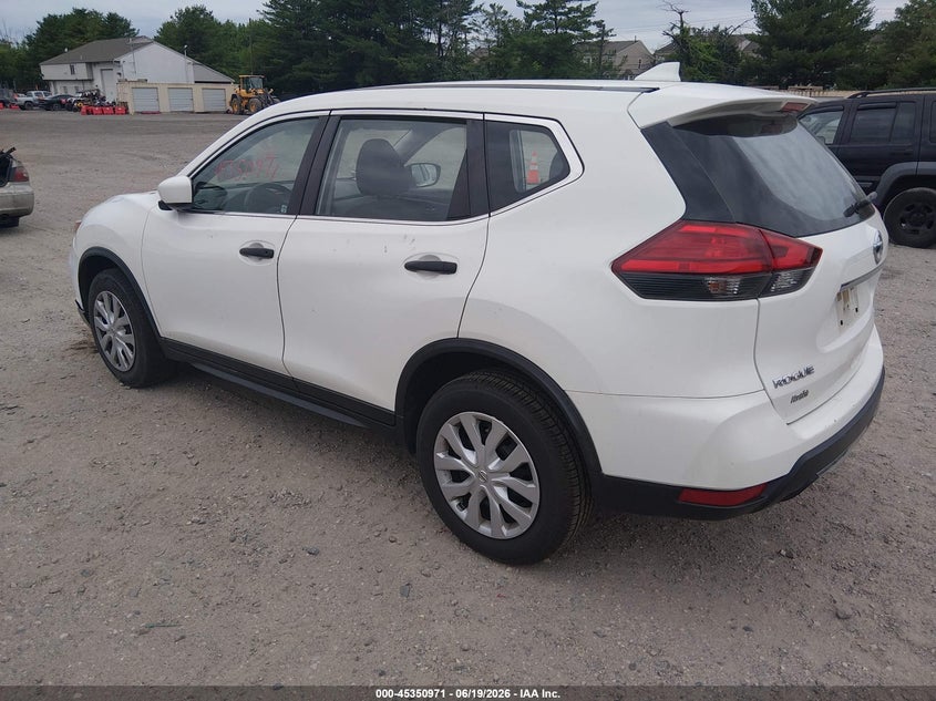 2017 Nissan Rogue VIN JN8AT2MV8HW007935 IAAI salvage auction — FRONT END, Salvage Title, sold $350 on 2026-07-28 (photo 3)