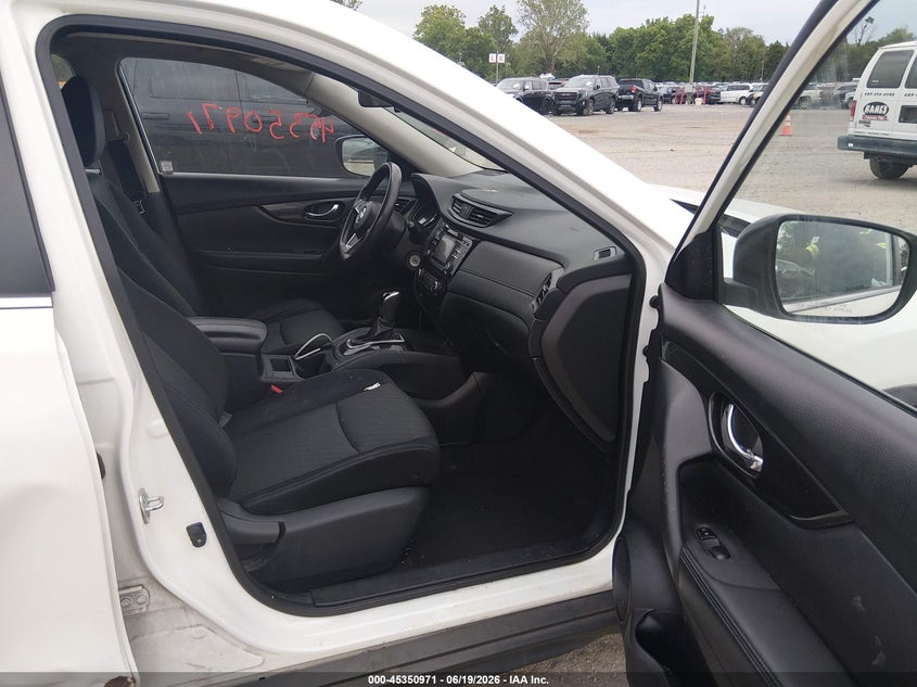 2017 Nissan Rogue VIN JN8AT2MV8HW007935 IAAI salvage auction — FRONT END, Salvage Title, sold $350 on 2026-07-28 (photo 5)