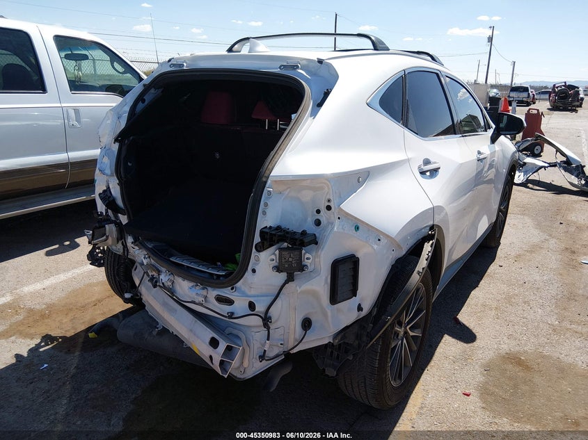 2025 Lexus Nx VIN 2T2GDCAZXSC025400 IAAI salvage auction — FRONT & REAR, Salvage Title, sold $8,800 on 2026-07-22 (photo 4)