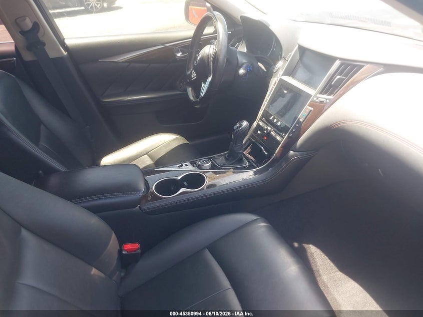 2018 Infiniti Q50 VIN JN1EV7AP9JM592345 IAAI salvage auction — FRONT END, Salvage (California), sold $1,850 on 2026-07-29 (photo 5)