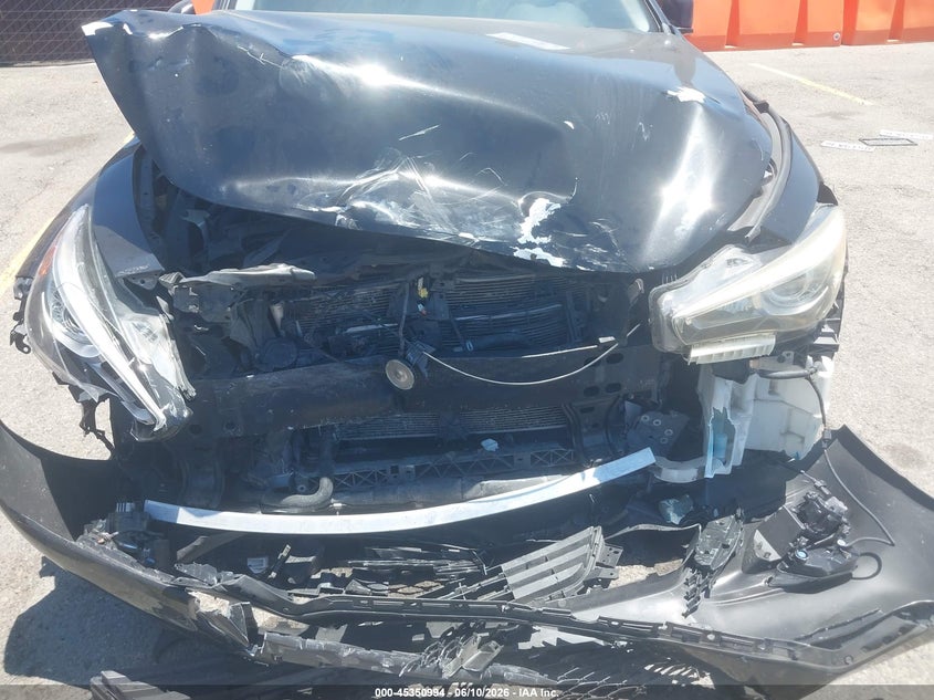 2018 Infiniti Q50 VIN JN1EV7AP9JM592345 IAAI salvage auction — FRONT END, Salvage (California), sold $1,850 on 2026-07-29 (photo 6)