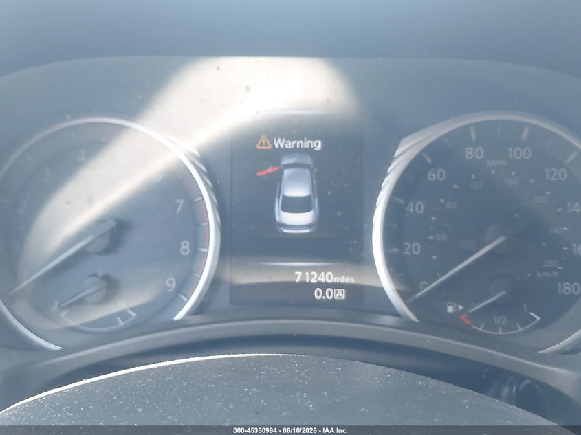 2018 Infiniti Q50 VIN JN1EV7AP9JM592345 IAAI salvage auction — FRONT END, Salvage (California), sold $1,850 on 2026-07-29 (photo 7)