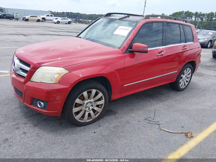 2012 Mercedes-benz Glk-klasse VIN WDCGG5GB9CF766626 IAAI salvage auction — NORMAL WEAR, Clear (South Carolina), sold $1,900 on 2026-07-15 (photo 2)
