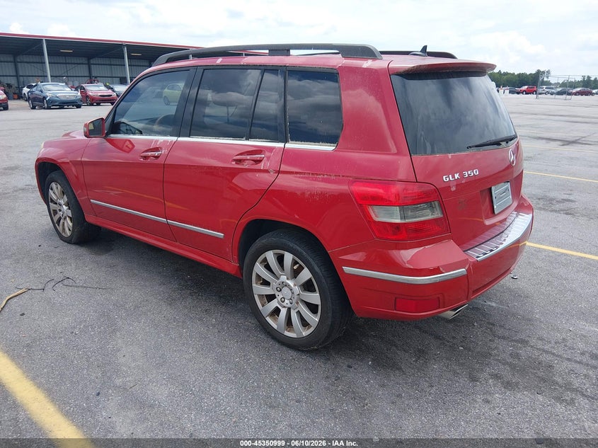 2012 Mercedes-benz Glk-klasse VIN WDCGG5GB9CF766626 IAAI salvage auction — NORMAL WEAR, Clear (South Carolina), sold $1,900 on 2026-07-15 (photo 3)
