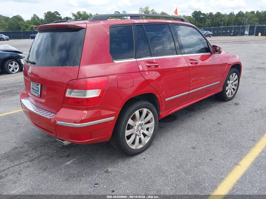 2012 Mercedes-benz Glk-klasse VIN WDCGG5GB9CF766626 IAAI salvage auction — NORMAL WEAR, Clear (South Carolina), sold $1,900 on 2026-07-15 (photo 4)
