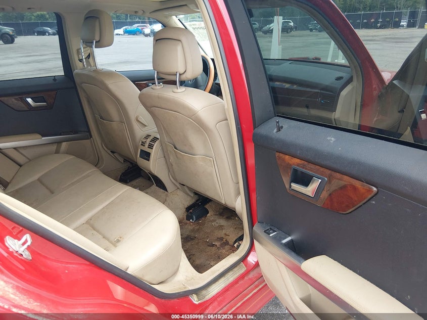 2012 Mercedes-benz Glk-klasse VIN WDCGG5GB9CF766626 IAAI salvage auction — NORMAL WEAR, Clear (South Carolina), sold $1,900 on 2026-07-15 (photo 8)