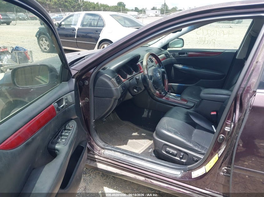 2004 Lexus Es 330 VIN JTHBA30G640002067 IAAI salvage auction — NORMAL WEAR, Clear (Maryland), sold $550 on 2026-07-27 (photo 5)