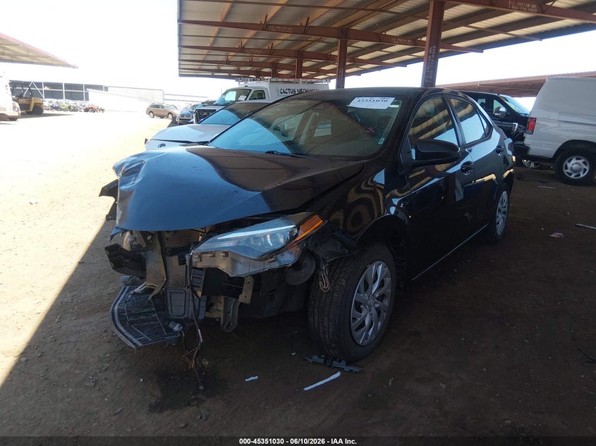 2019 Toyota Corolla VIN 5YFBURHE2KP935546 IAAI salvage auction — RIGHT FRONT, Salvage (Arizona), sold $75 on 2026-07-28 (photo 2)