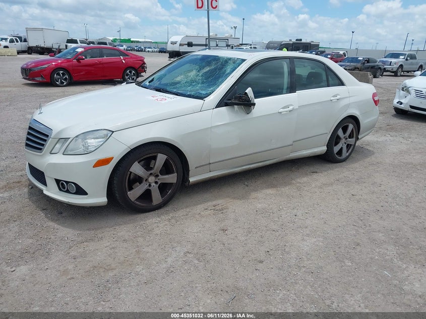 2010 Mercedes-benz E-class VIN WDDHF8HB2AA254493 IAAI salvage auction — HAIL, Original (Texas), sold $600 on 2026-07-22 (photo 2)