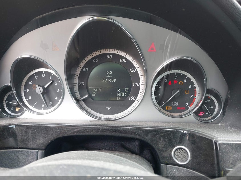 2010 Mercedes-benz E-class VIN WDDHF8HB2AA254493 IAAI salvage auction — HAIL, Original (Texas), sold $600 on 2026-07-22 (photo 7)