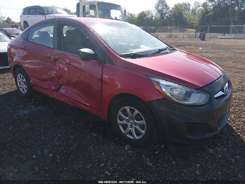 2013 Hyundai Accent VIN KMHCT4AE0DU518156 IAAI salvage auction — SIDE, Salvage (Ohio), sold $350 on 2026-07-08 (photo 1)