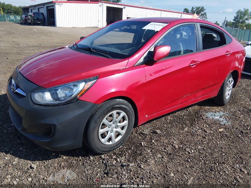 2013 Hyundai Accent VIN KMHCT4AE0DU518156 IAAI salvage auction — SIDE, Salvage (Ohio), sold $350 on 2026-07-08 (photo 2)