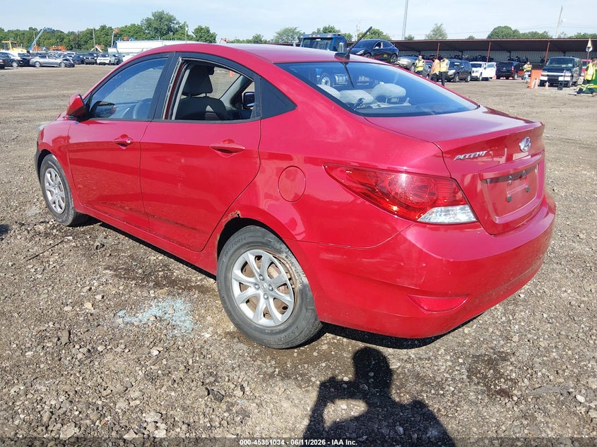 2013 Hyundai Accent VIN KMHCT4AE0DU518156 IAAI salvage auction — SIDE, Salvage (Ohio), sold $350 on 2026-07-08 (photo 3)