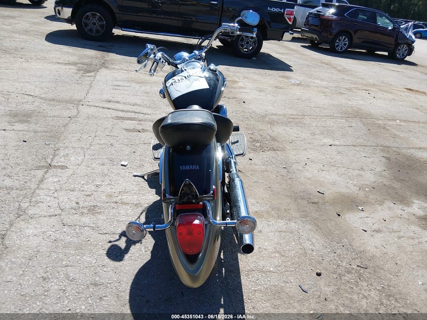 2005 Yamaha Xvs1100 VIN JYAVP11E75A064633 IAAI salvage auction — LEFT REAR, Salvage (Kansas), sold $1,150 on 2026-07-08 (photo 6)