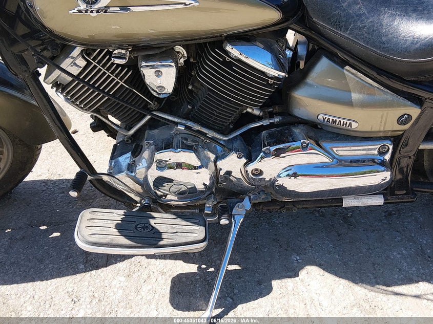 2005 Yamaha Xvs1100 VIN JYAVP11E75A064633 IAAI salvage auction — LEFT REAR, Salvage (Kansas), sold $1,150 on 2026-07-08 (photo 9)