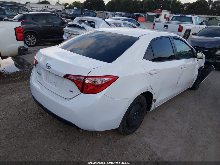 2018 Toyota Corolla VIN 5YFBURHE7JP823937 IAAI salvage auction — NORMAL WEAR, Original (Texas), sold $2,600 on 2026-07-21 (photo 4)